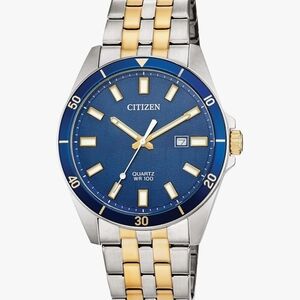 Citizen Two-Tone Blue Dial Watch